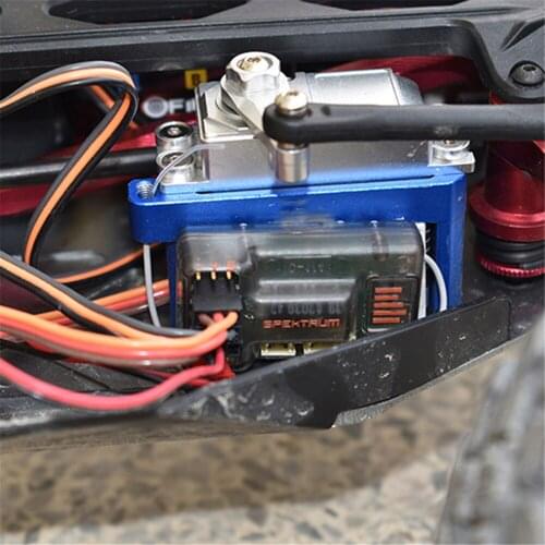 Durable Aluminum Alloy Steering Gear Servo Fixed Seat Upgrade Parts for LOSI 1/10 LASERNUT TENACITY ULTRA 4 RC Car