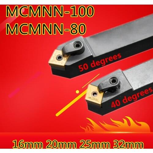 Angle 40 MCMNN1616H12-100 MCMNN2020K12-100 MCMNN2525M12-100 MCMNN3232P12-100 MCMNN2525M16-100 MCMNN3232P16 CNC Turning tools
