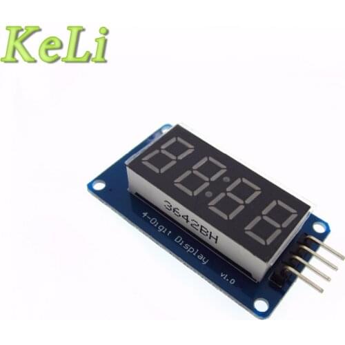 1PCS 4 Bits Digital Tube LED Display Module With Clock Display TM1637 Raspberry PI