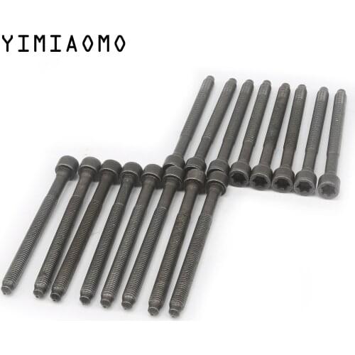 16PCS Cylinder Head Bolts Screws WHT 005 739 For VW Touareg 7P Audi A4 S4 A6 S6 RS4 Avant Quattro Q5 Q7 Q8 RS5 Coupe Sportback