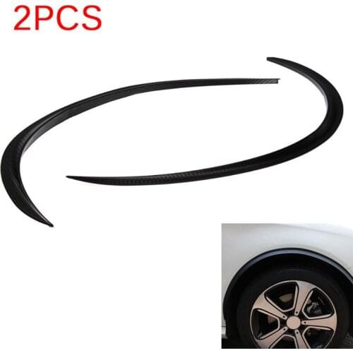 2pcs Lip Anti-Scratch Soft Strip Wheel Lip Fender Flares Car Styling Car Arch Wheel Fender Flare Extension Protector