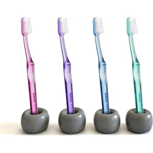 Concrete Toothbrush Holder Toothbrush Holder Organizer 4 Pieces