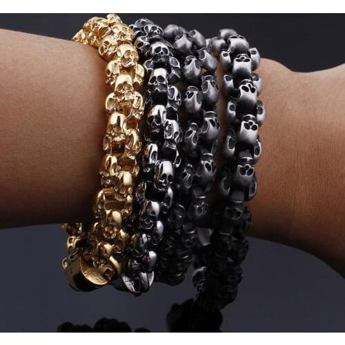 Personality Punk Wind Bracelet Bracelet Stainless Steel Bracelet Vintage Jewelry