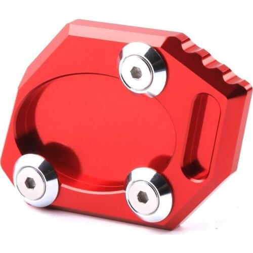 For Kawasaki Ninja 250 300R Z250 ZX250 2013-2015 Side Stand Kickstand Sidestand Extension Plate Pad Kick Stands Enlarger Pads