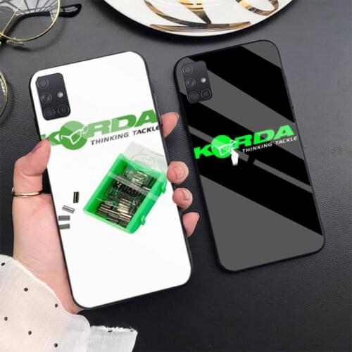 Korda Fishing Tackle Soft Cover Phone Case For Samsung S6 7edge 8 9 10e 20plus S20 Ultra Note8 9 10pro A72018 Tempered Glass