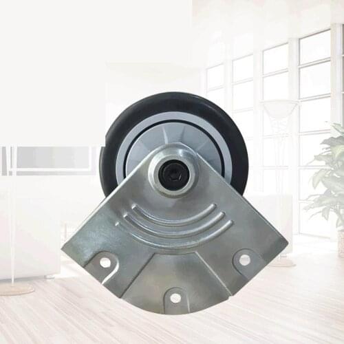 3-inch Aluminum Alloy Bracket Special Caster For Aircraft Box Mute Rubber Corner Wheel Grey Bag