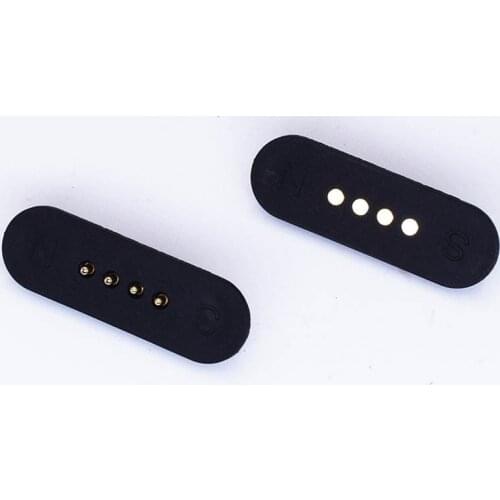 Magnetic suction connector 4Pin spring needle magnetic suction head smart watch magnetic suction charging connector