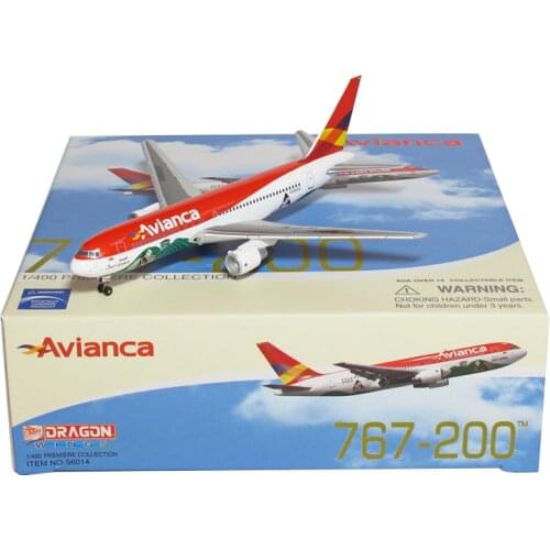 1:400 Veyron 56014 Colombian Airlines B767-200 767 Alloy Passenger Aircraft Model Metal Diecast & Toy Airplane Collection Gift