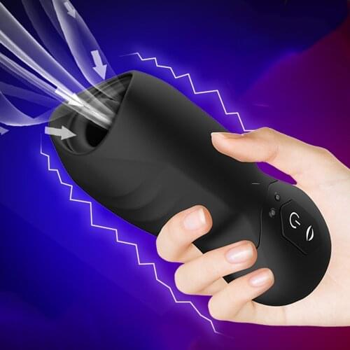 Penis Sucking Trainer Glans Male Masturbation Cup Oral Blowjob Automatic Sucking Penis Exercise Delay Ejaculation SexToy for Men