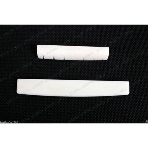 10 set NEW 7 String Guitar Bridge Nut Saddle Set For Acoustic Guitar