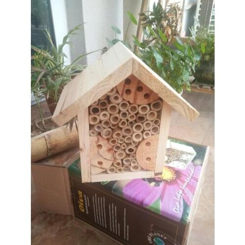 German insect wood house fruit and vegetable organic planting protection outdoor garden decoration wooden insect nest