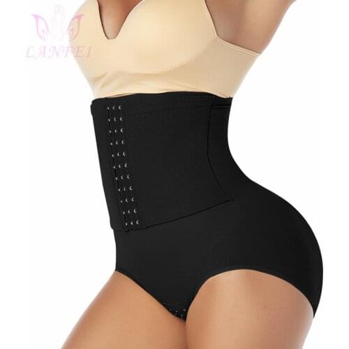 LANFEI Seamless Waist Trainer Panties Women Tummy Control Trimmer Underwear Body Shaper Butt Lifter Shpewear with Hook Bodysuit