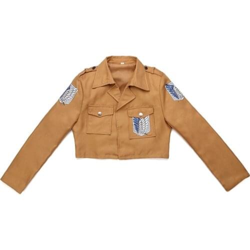 Attack on Titan Jacket Coat Shingeki no Kyojin jacket Legion Cosplay Costumes Jacket Coat High Quality Eren Mikasa Jacket