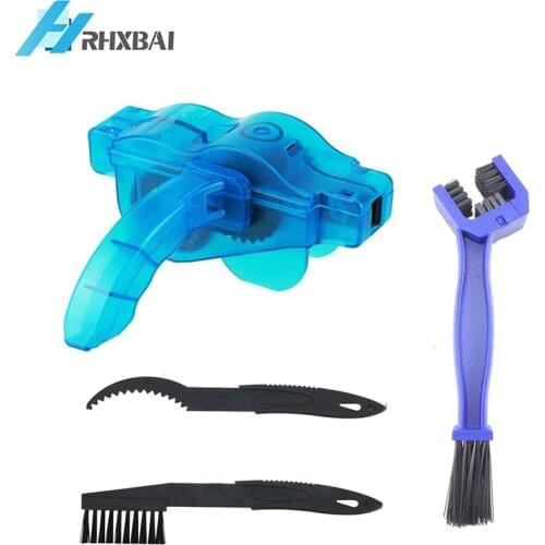 Bicycle Chain Cleaner Portable Mountain Bike Clean Machine Brushes MTB Road Bike Cycling Cleaning Kit Outdoor Sports Wash Tools