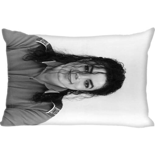 Hot Sale Custom Double Sided Pillow Slips Classic Superstar Michael Jackson Rectangle Pillow Covers Bedding Comfortable Cushion