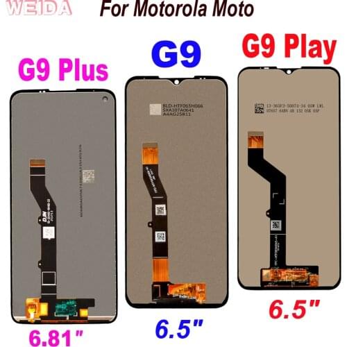 Original New Tested LCD For Motorola Moto G9 Play LCD Display Touch Screen Digitizer Assembly For Moto G9 Plus LCD Display