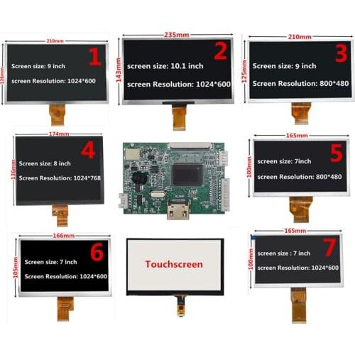 LCD Screen Display TTL Controller HDMI Driver Control Board for Lattepanda Raspberry Pi Banana Pi Driver Board