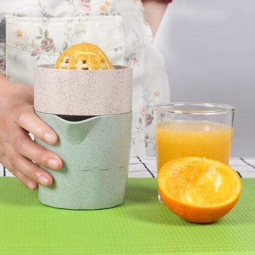 Potable Manual Citrus Juicer Orange Lemon Fruit Squeezer 100% Original Orange Juice Cup Child Healthy Life 300ml Juicer Machine