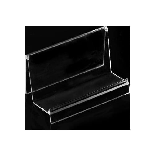 Clear plastic handbag display stand clutch bag support brackets purse wallet rack cosmetics show shelf