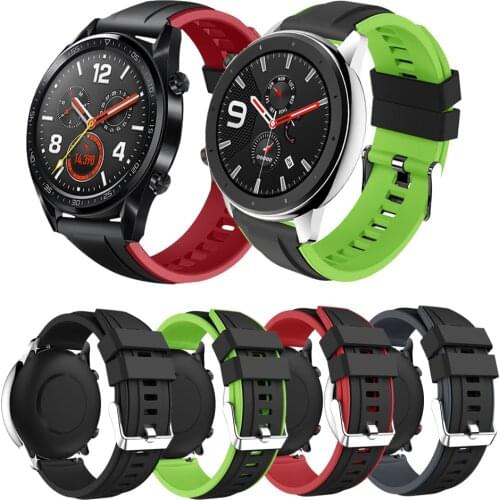 22mm Silicagel For Huawei Watch GT 2 46 Straps For Galaxy Active 46mm HONOR Magic strap Bracelet GT2 Smartwatch Watchband Correa