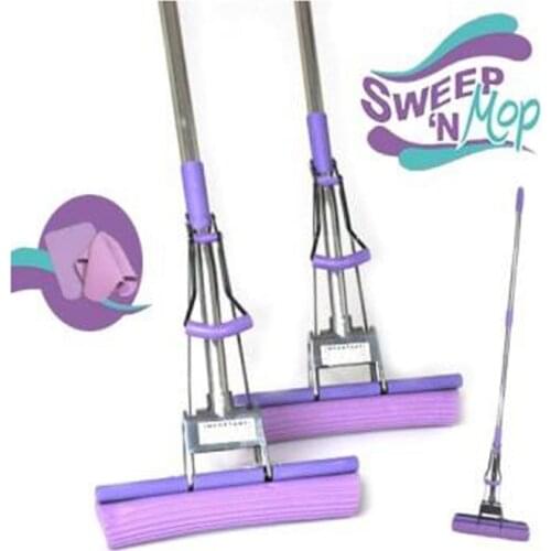 SWEEP AND MOP MOP MOP MOP MOP all in 1 pick up barre dry opener seen on TV Auto cleaning home kitchen easy bathroom