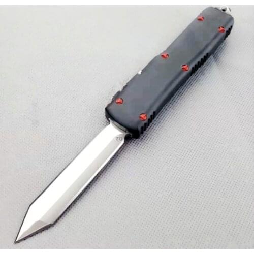 UT85 Red Devil Folding Knife D2 Blade Tanto Hellhound Tactical Self Defense Rescue Fixed Edc Knife Camping Knife Hunting Knife