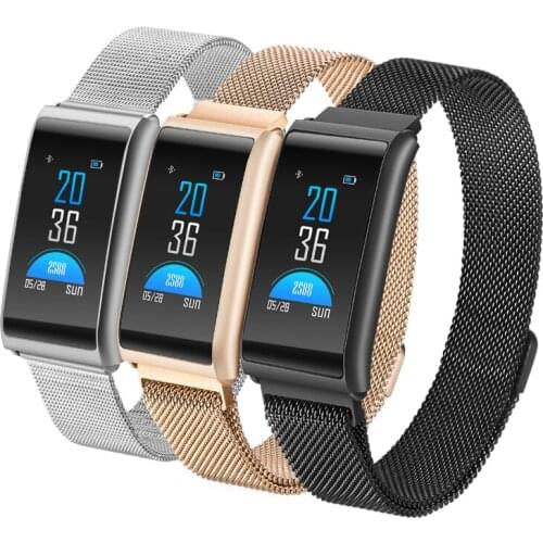 Smart Bracelet R02 Heart Rate Blood Pressure Fitness Tracker Sweatproof Running Biking Walking Bluetooth Wristband Call Reminder