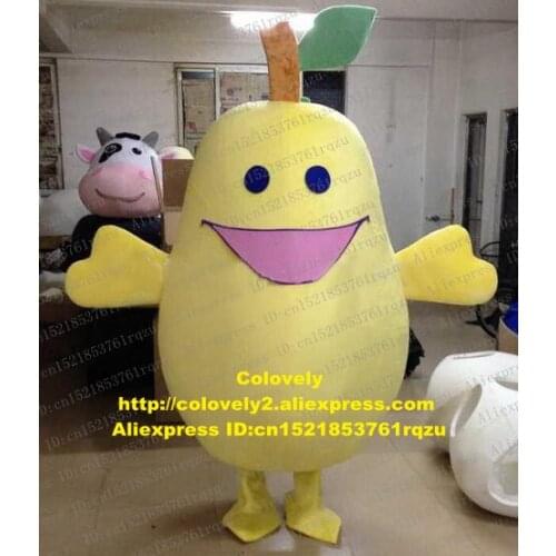 Snow Pear Grapefruit Pomelo Shaddock Mascot Costume Adult Cartoon Character Annual Dinner Education Exhibition zz6817