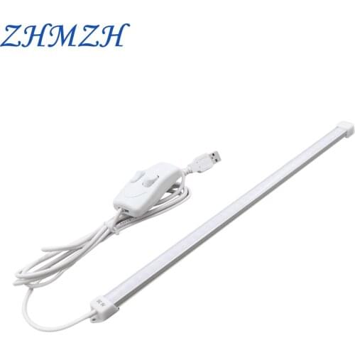 DC5V LED Under Cabinet Lights USB Reading Lamp 5W LED Closet Lights 35cm LED Bar Light White & Warm White for Exhibition Working