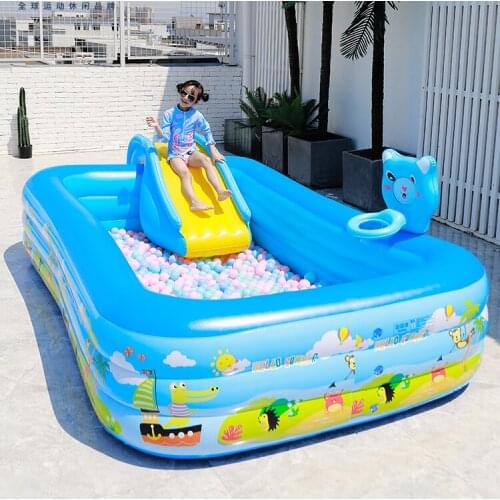 Thicken Home Swimming Pool Extra Large Inflatable Swimming Pool Adults Family Basen Ogrodowy Sports Entertainment DI50YC