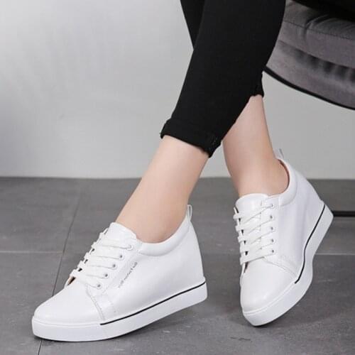 New Spring Luxury Leather black chunky Sneakers women 2020 Designers Platform Women Casual Shoes Ladies Loafers zapatos mujer
