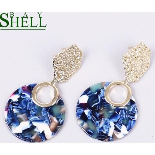 Shell Bay 2020 Drop Earrings Jewelry For Women Minimalist Pendientes Earrings Cute Barring Fashion Earring girls Wholesale Boho