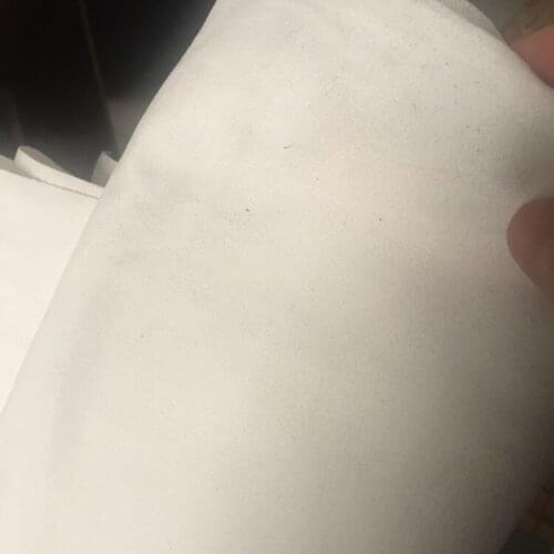 0.6MM thickness Multicolor soft Microfiber double suede leather material