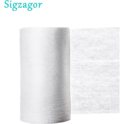Sigzagor 1 Roll Bamboo Flushable Liner 100 Sheets Biodegradable Disposable Cloth Diaper