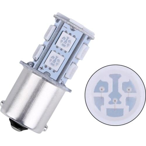 1PCS 1156 1157 S25 5050 13SMD LED Bulbs T20 W21/5W 7443 T25 3157 Auto Car Light Brake Light Turn Signal LED light white 12V