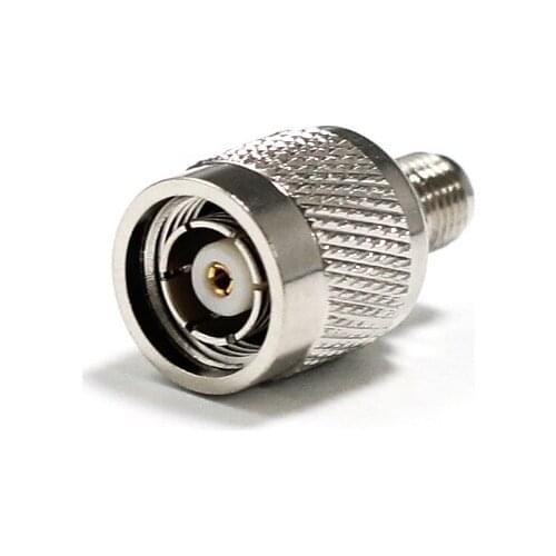 1PC NEW RP-TNC Male female pin to SMA Female Jack RF Coax Adapter convertor Straight Nickelplated wholesale