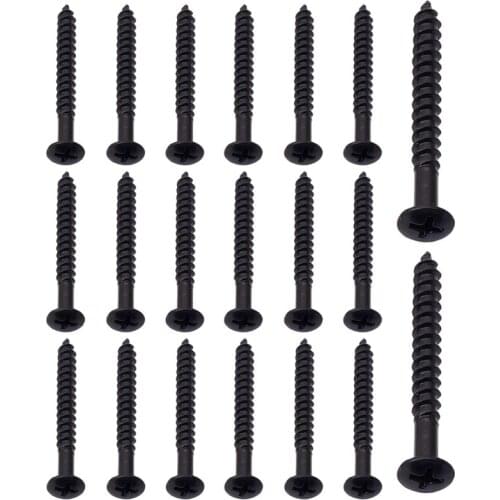 2021 Top Pack of 20pcs Gold Guitar Bass Neck Plate Joint Ferrules Bushing Screws