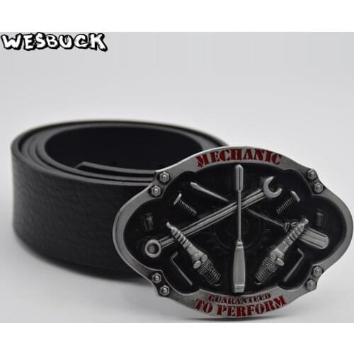 5 PCS MOQ WesBuck Brand Nice Design Mechanic belt buckles Zinc alloy tool belt buckle with high quality Buckle Holiday gifts