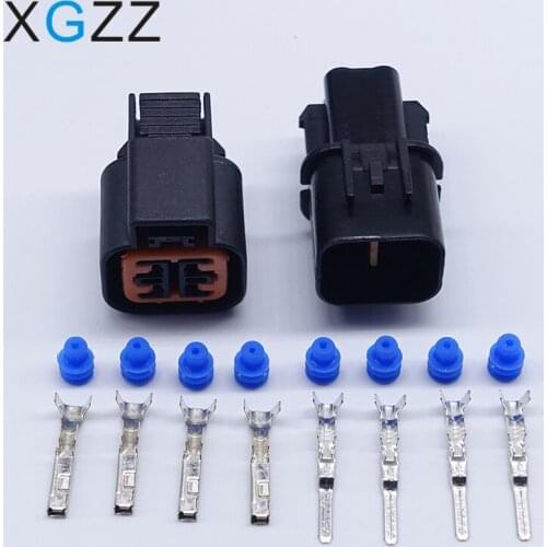 5 Set Female Male Kum PB621-04020 PB625-04027 4 Pin Auto Connector Electric Socket