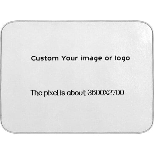 Alaza Custom Square Dish Drying Mat For Kitchen 16X18inch 18X24inch Absorbent Microfiber Tableware Durable Pad Dish Mat Placemat