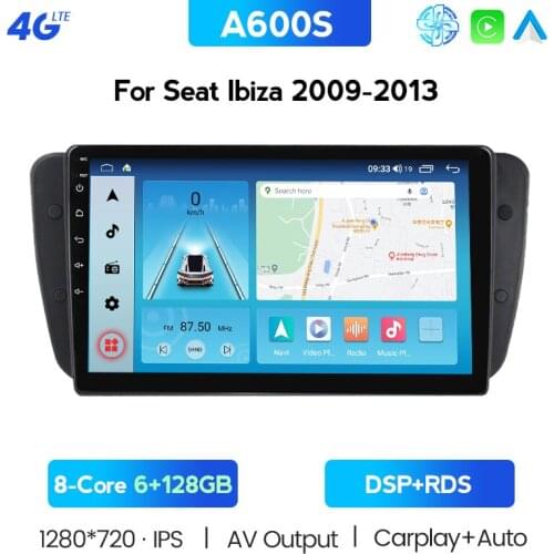 2din Car Android Radio Multimedia Video Player For Seat Ibiza 6j 2009 2010 2011 2012 2013 Navigation GPS 2 Din Autoradio NO Dvd