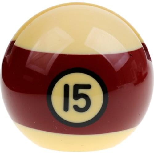 Pool Billiards Ball Design Business Card Holder Random Number and Color 57mm