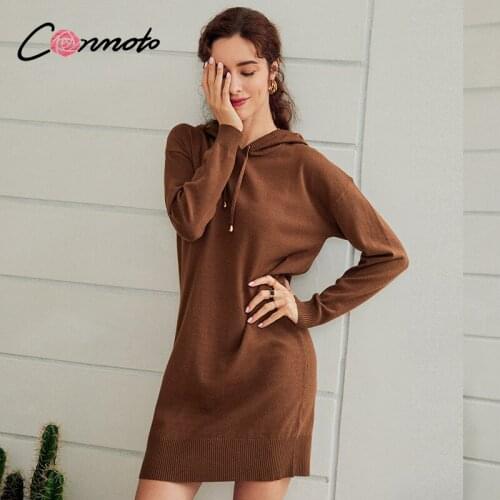 Модные вязаные платья CONMOTO China At AliExpress