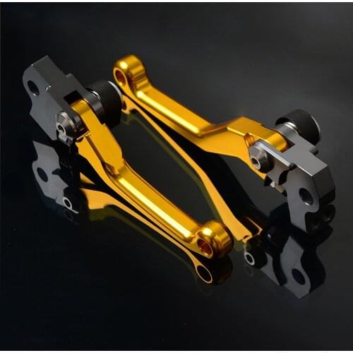 For suzuki RMZ250 2005-2006 Brake Clutch Levers CNC Aluminum Dirt bike Pivot Lever RMZ250 2005 2006