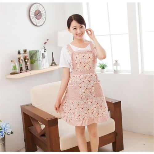 Cotton Kitchen Apron Printed Bibs Apron Sexy Woman Funny Pinafore Cooking Baking Party Cleaning Cute Aprons For Women Avental