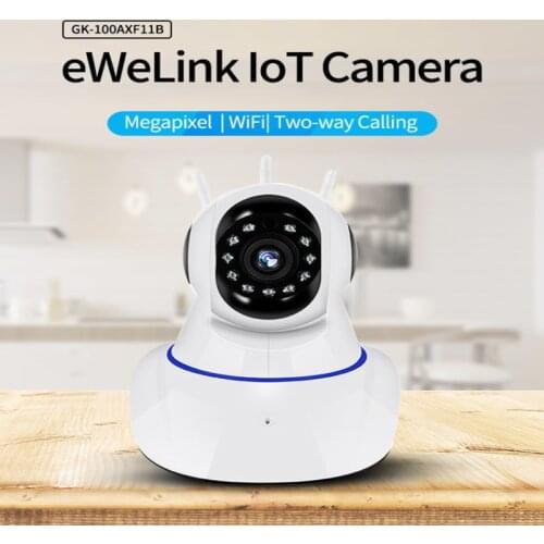 EWeLink IOT IP Camera WiFi Reomotely Viewing Home Security Camera Night Vision Baby Monitor Surveillance CCTV Wireless 720P Cam