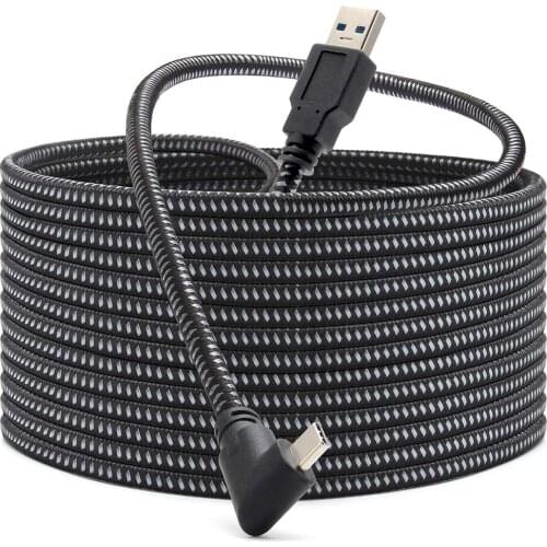 5M 3M Data Line Cable For Oculus Quest 2 Link Fast Charing PC Data Transfer USB C 3.2 Gen1 Cable For VR Headset and Gaming PC