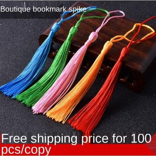 Chinese Style Tassel Fringe Handmade Bookmark Accessories Creative Jewelry Material Antique Hair Accessories Tassel