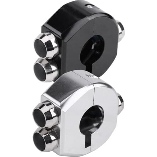 Aluminum Alloy 7/8" 22mm Motorcycle Motorbike Handlebar Reset Button Momentary Latching Switch Headlight Light Horn Reset Button