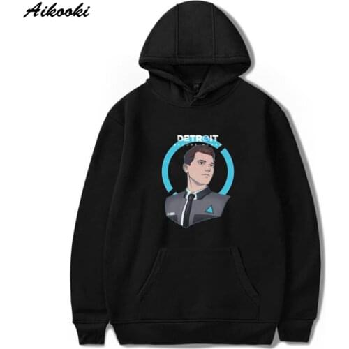Hot Sale Detroit Become Human Hoodies Men/Women Autumn Winter Hip Hop Boys/Girls 3D Print KARA Detroit Polluvers Tops All-match
